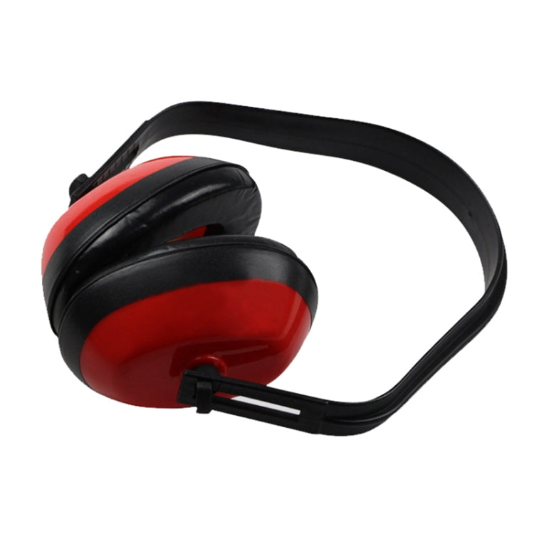 Anti-Noise Safety Work Sleep Hearing Protection Headphones Protective Earmuffs, Red Anti-Noise Safety Work Sleep Hearing Protection Headphones Protective Earmuffs, Red